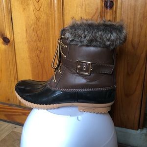 Fur Lined Duck Boots